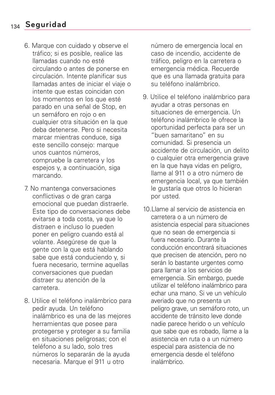 Seguridad | LG US760 User Manual | Page 281 / 312