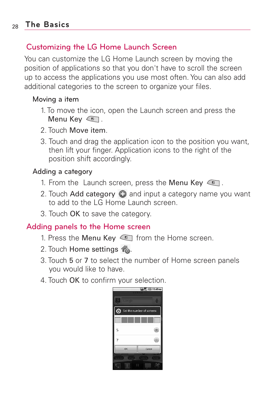 LG US760 User Manual | Page 30 / 312