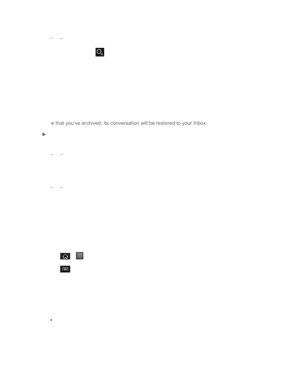 Archive conversations | LG LGLS696 User Manual | Page 110 / 190