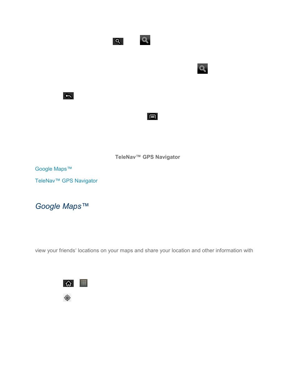 H�·:éýú6t:˙ö, Po|яt]ц^бłïàoí‰àøøen х, Gps navigation | Google maps | LG LGLS696 User Manual | Page 136 / 190