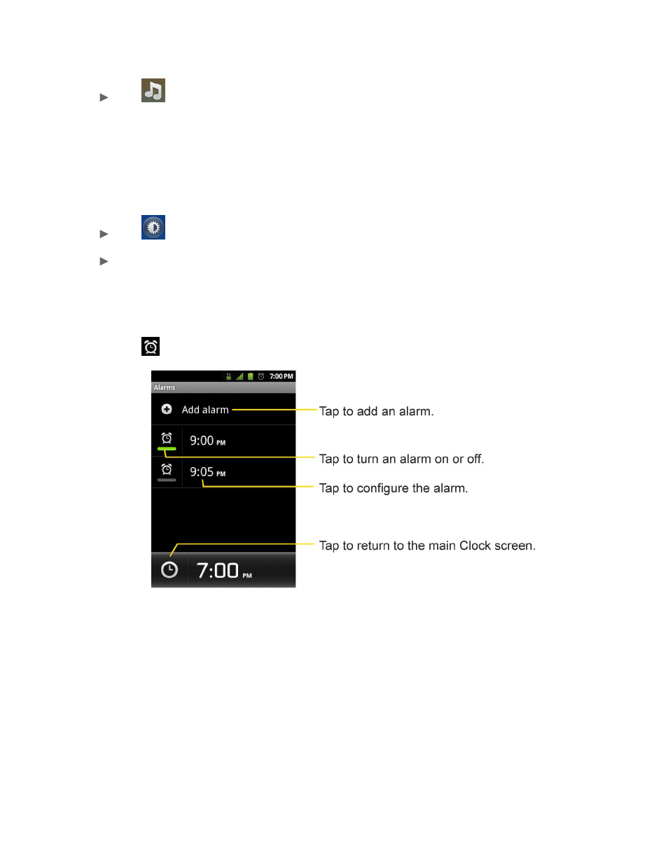 Alarms | LG LGLS696 User Manual | Page 175 / 190