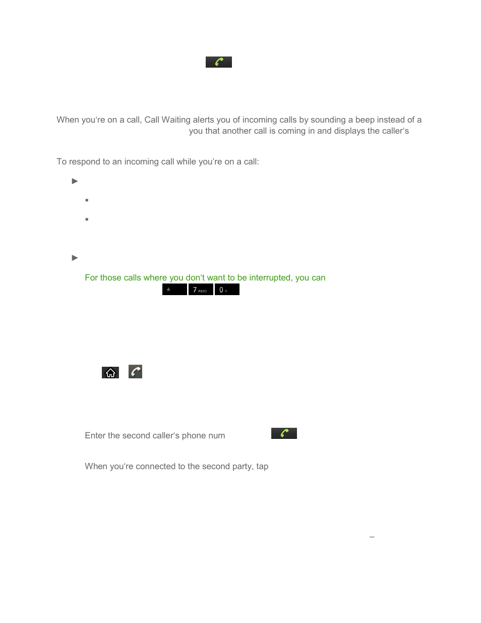 Лй`ъвi¥ﬁ, Áym<ÿ:}9, Нв:`о–йd˘šcs | Call waiting, Way calling, Call forwarding | LG LGLS696 User Manual | Page 64 / 190