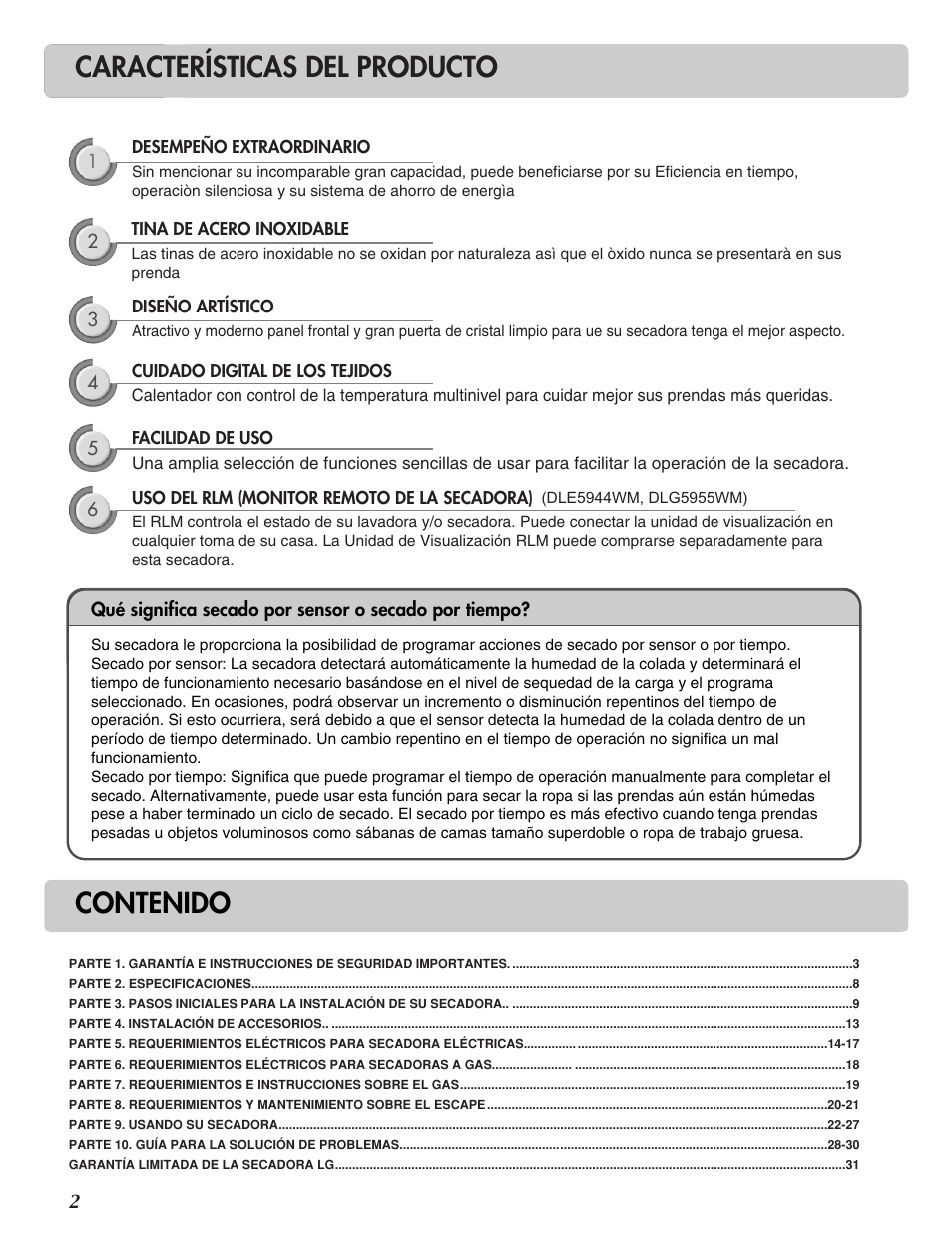 LG DLG6952W User Manual | Page 33 / 62