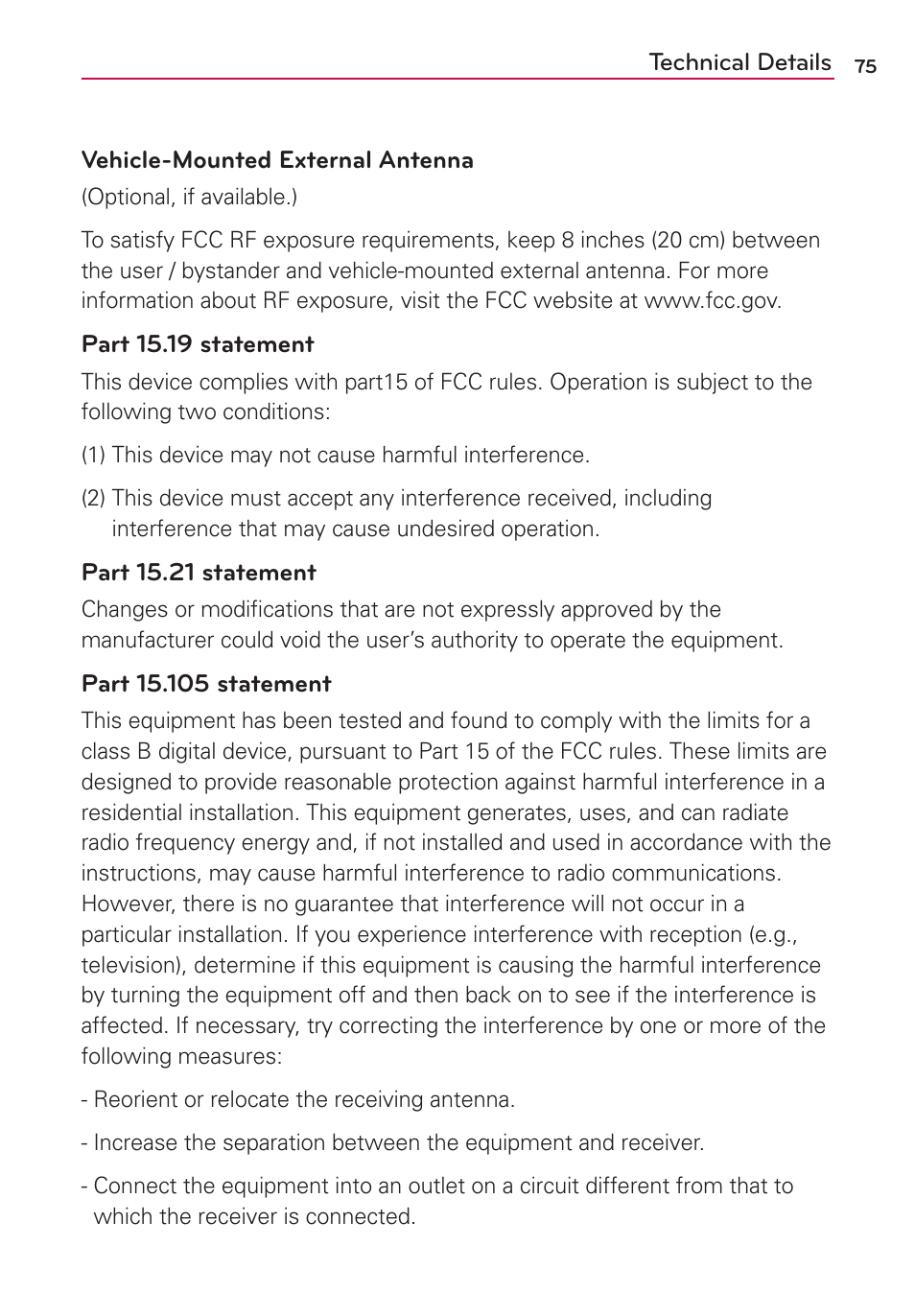 LG LGVS410PP User Manual | Page 77 / 86