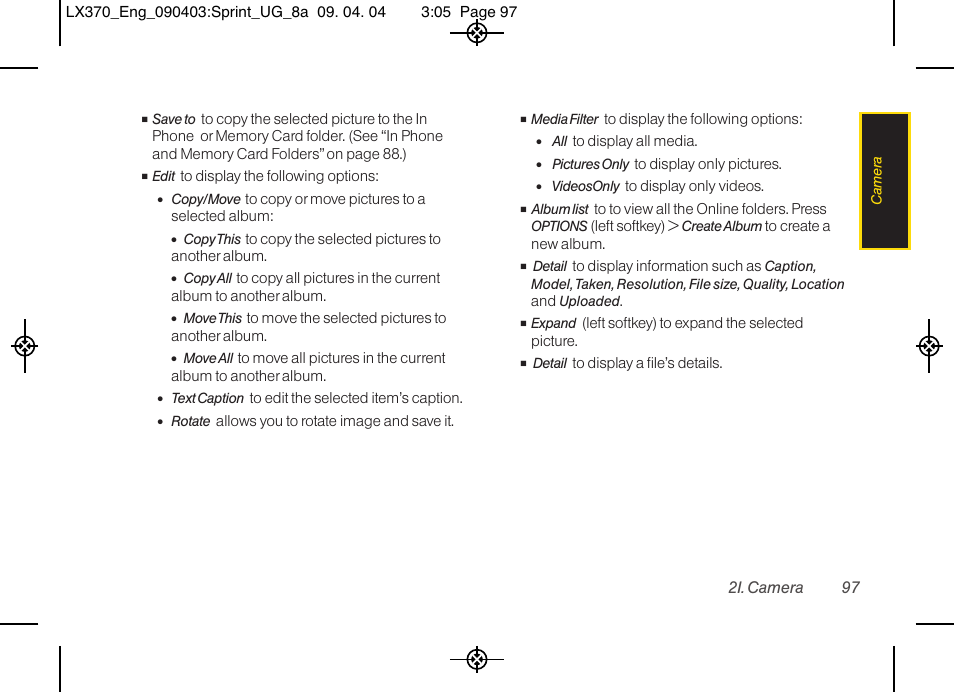 LG LX370 User Manual | Page 111 / 174