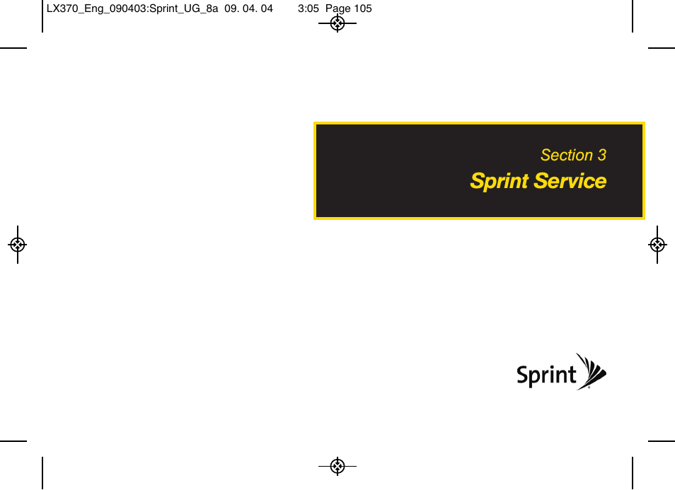 Sprint service | LG LX370 User Manual | Page 119 / 174