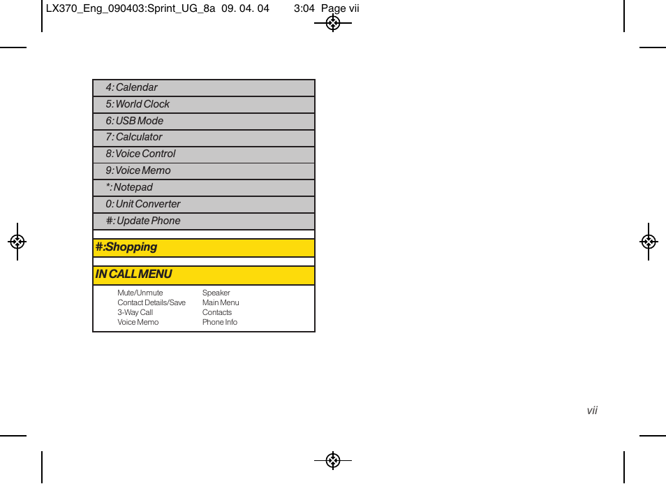 LG LX370 User Manual | Page 13 / 174