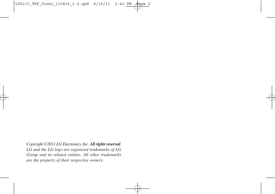 LG LG511C User Manual | Page 2 / 240