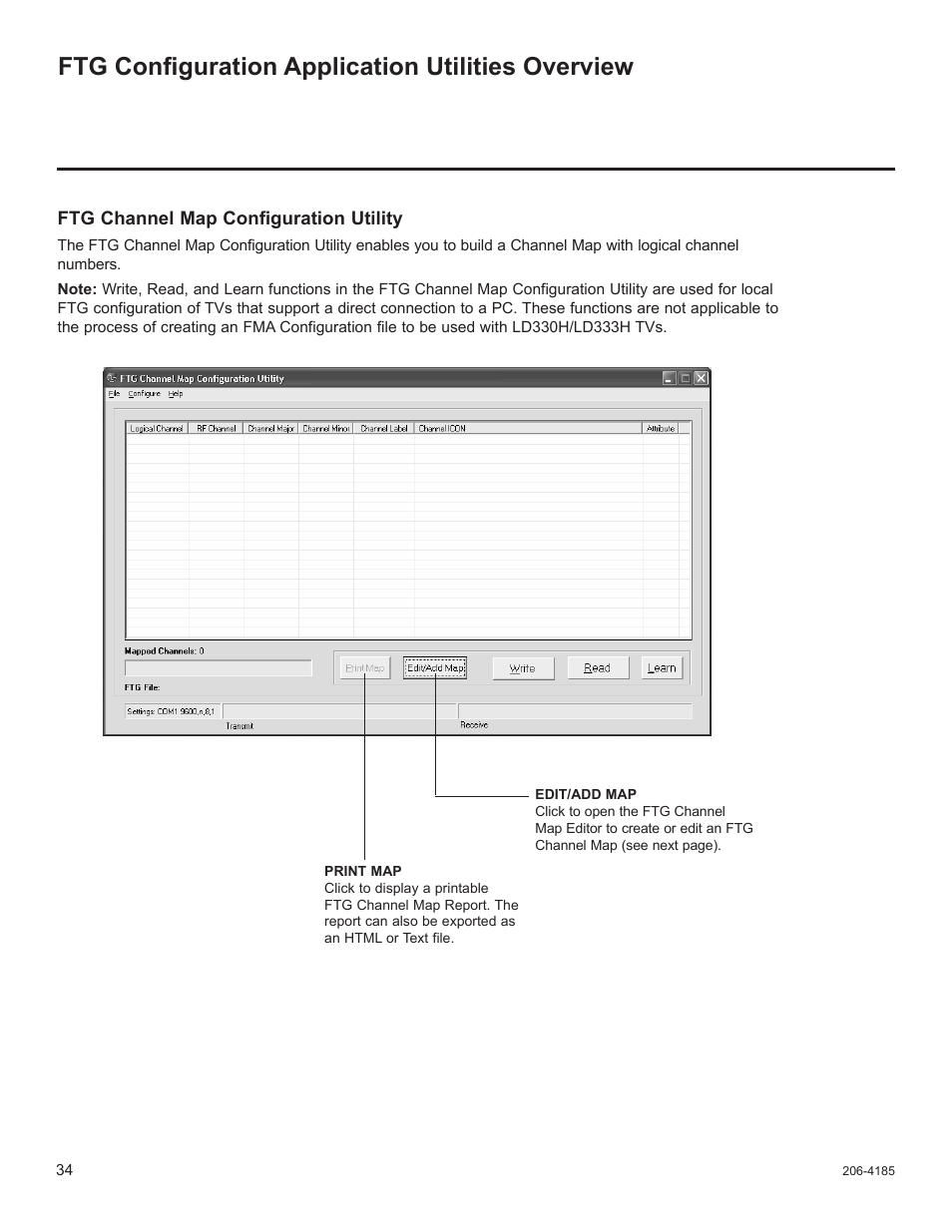 Ftg configuration application utilities overview | LG 32LD340H User Manual | Page 301 / 317