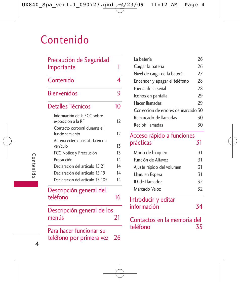 LG UX840 User Manual | Page 144 / 289