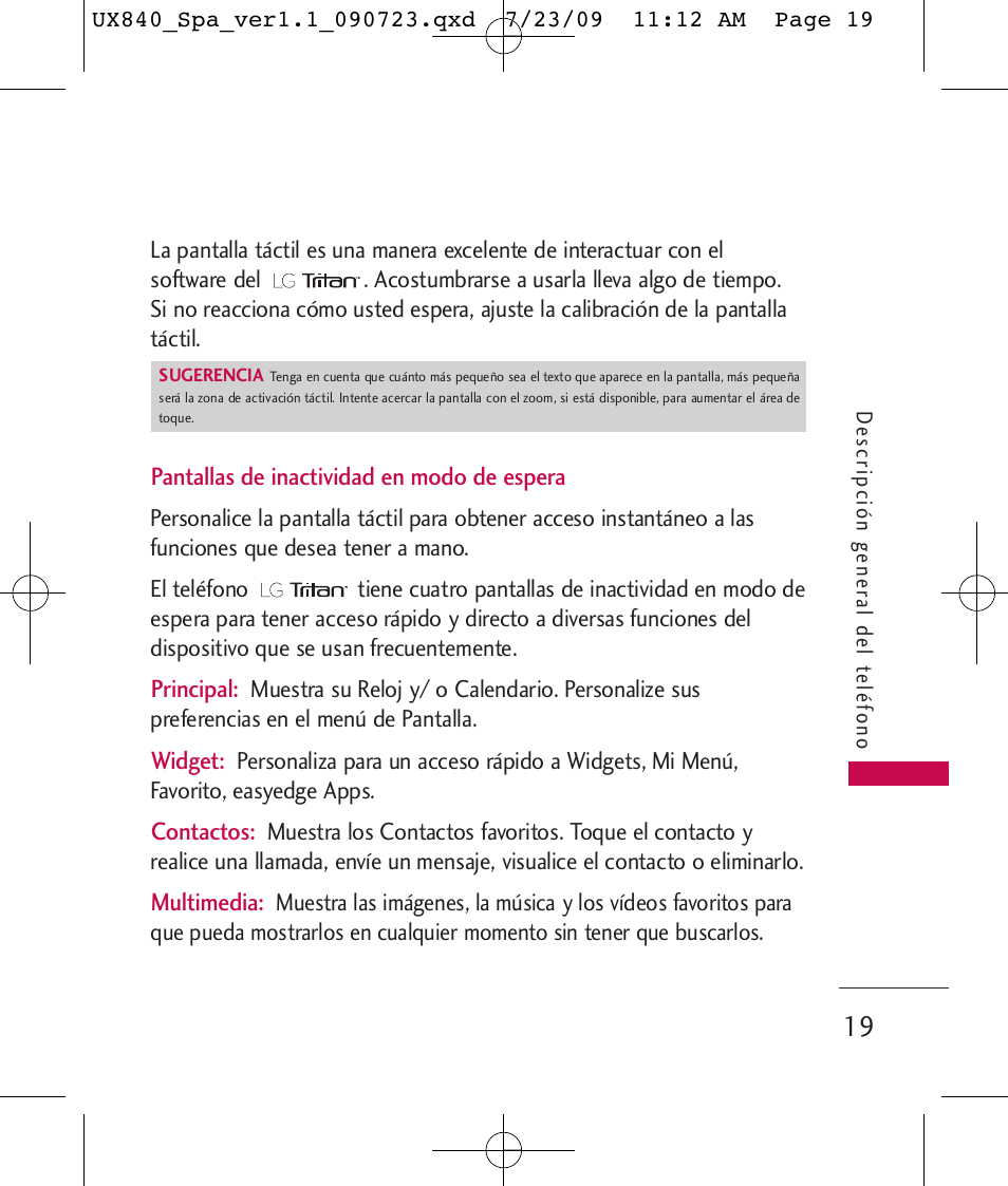 LG UX840 User Manual | Page 159 / 289