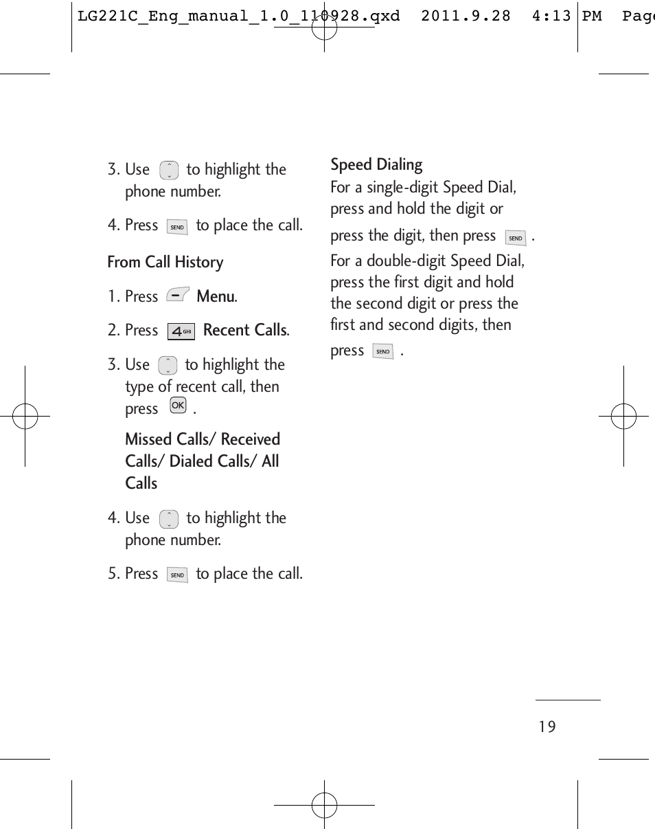 LG LG221C User Manual | Page 21 / 210