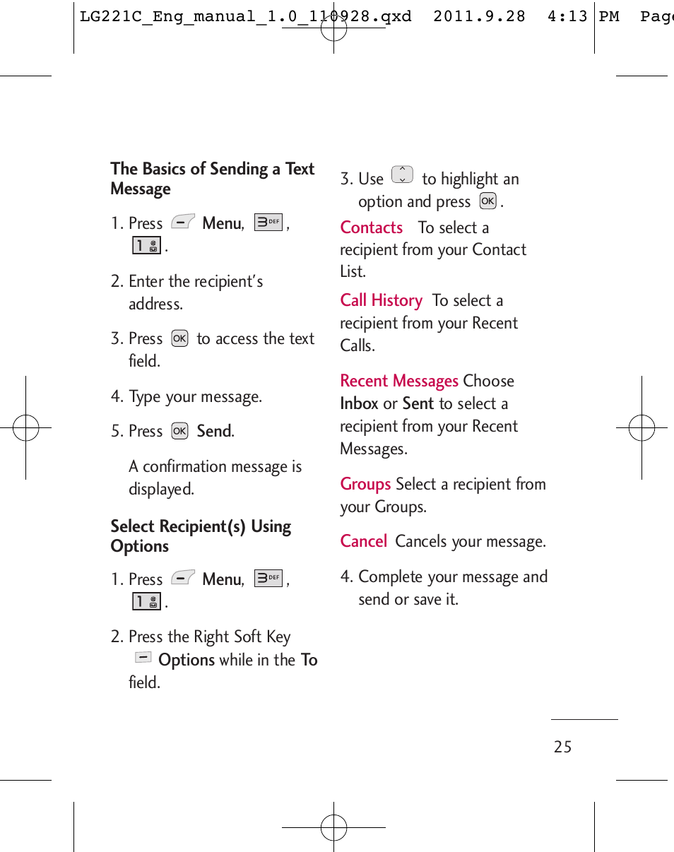 LG LG221C User Manual | Page 27 / 210