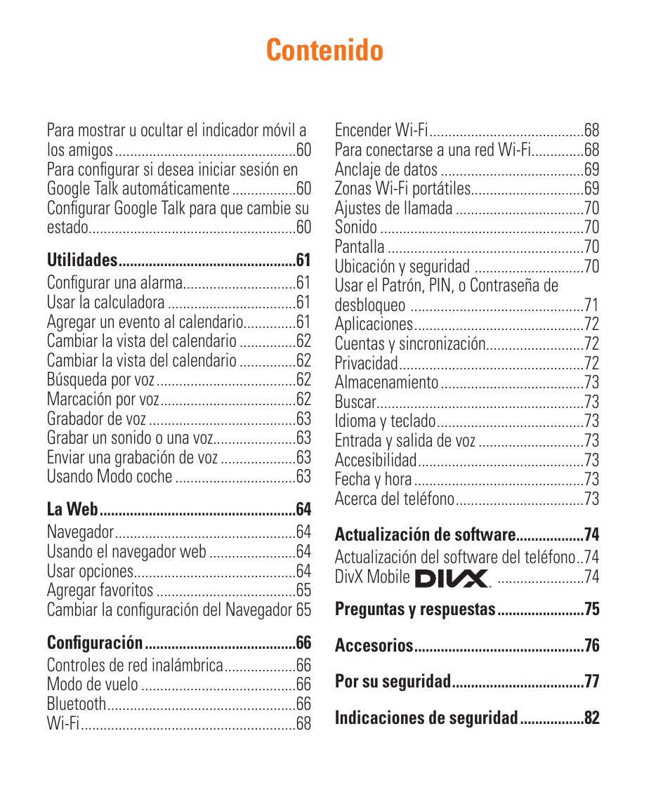 LG LGP505 User Manual | Page 104 / 198