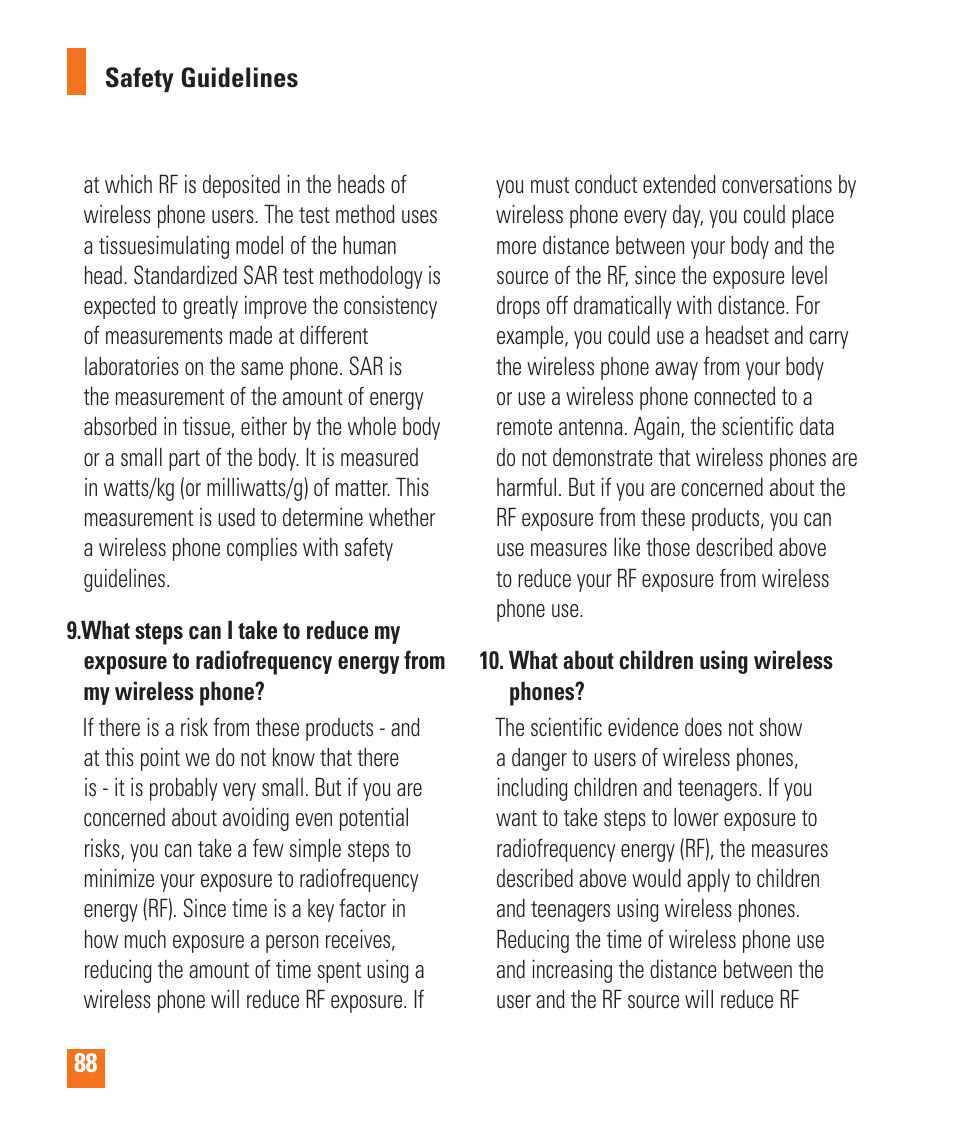 LG LGP505 User Manual | Page 90 / 198