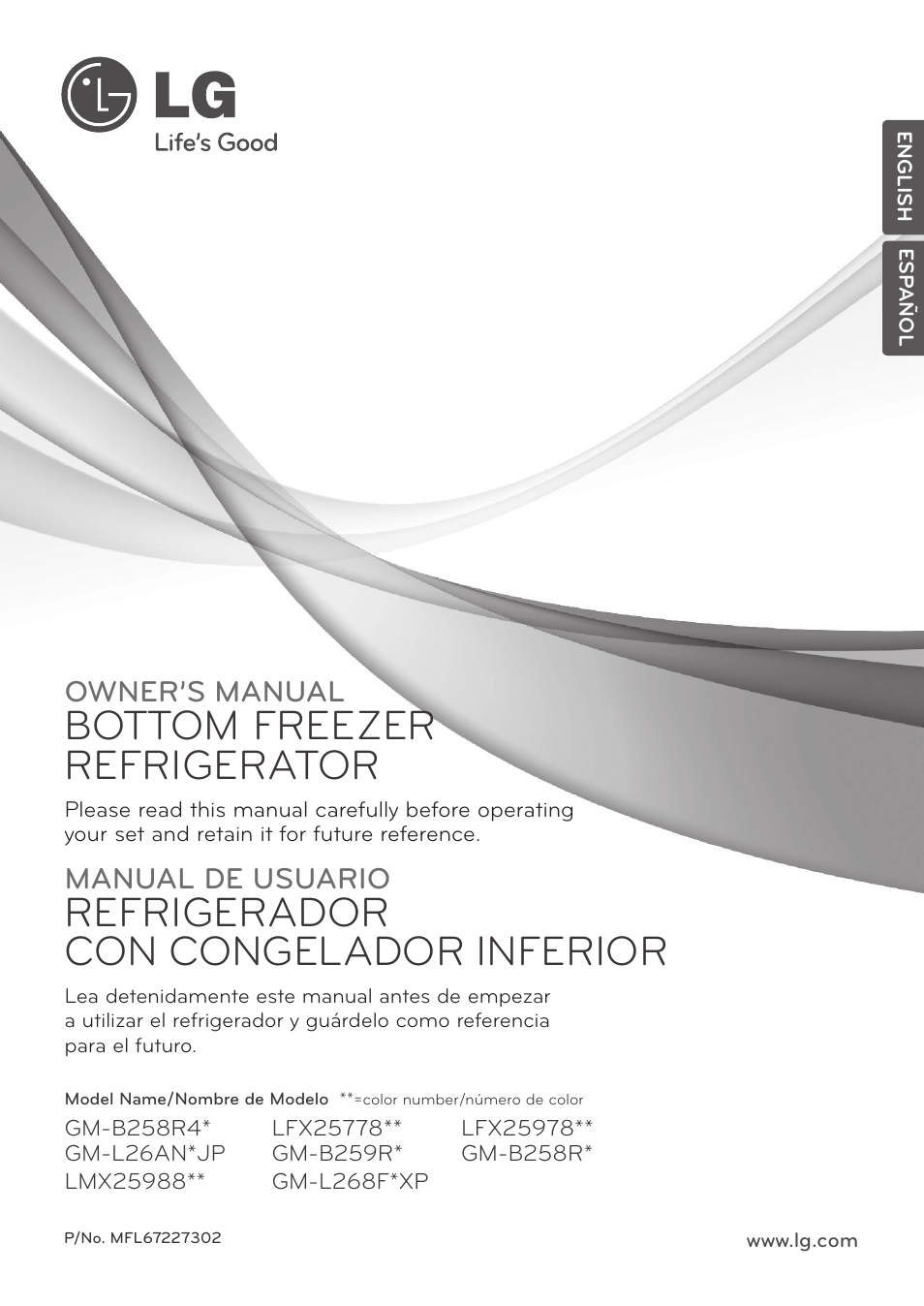 LG LFX25978ST User Manual | 50 pages