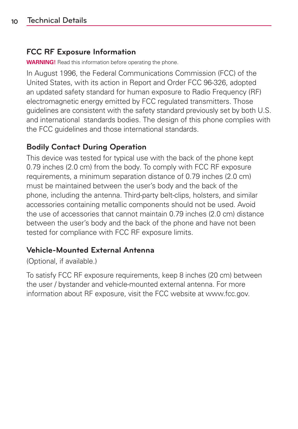 LG MS910 User Manual | Page 10 / 199