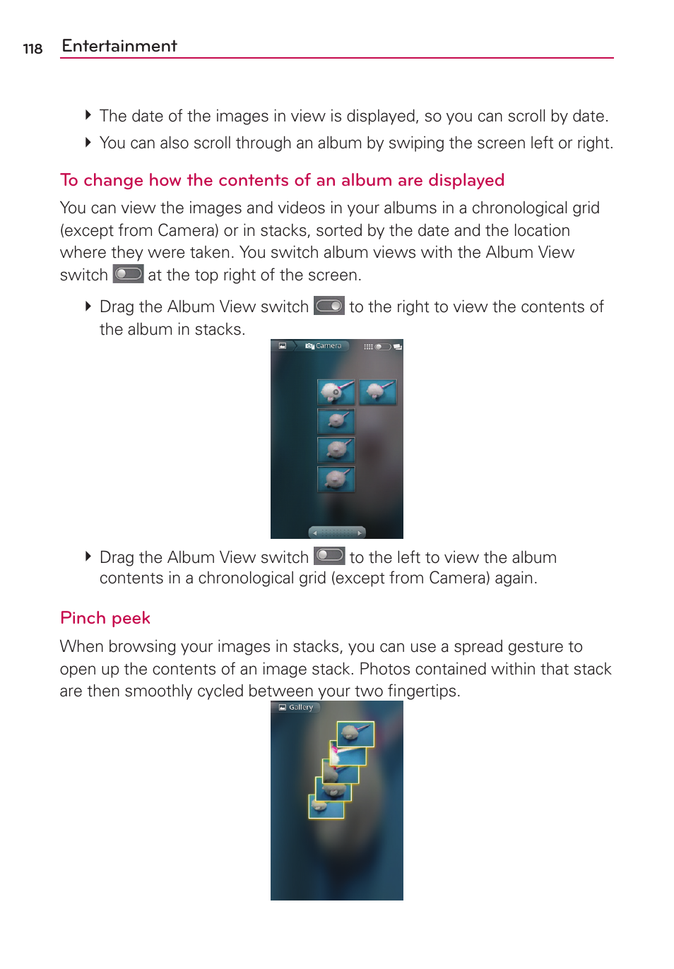 LG MS910 User Manual | Page 118 / 199