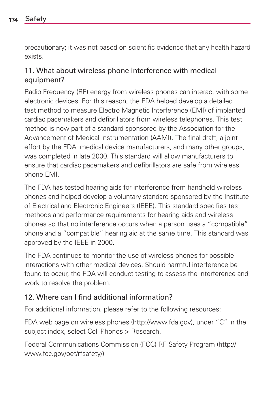 LG MS910 User Manual | Page 174 / 199