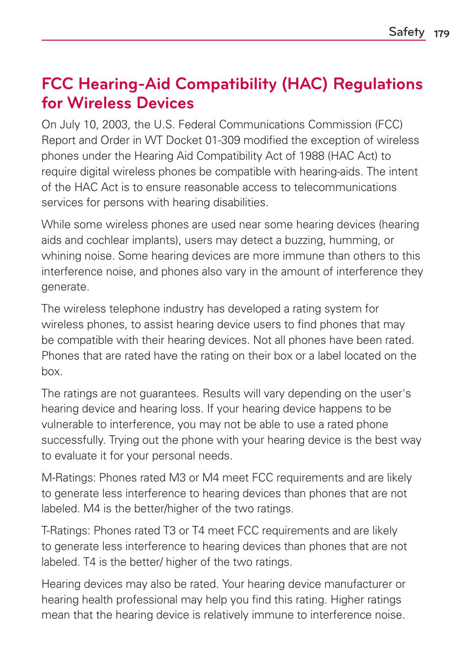 LG MS910 User Manual | Page 179 / 199