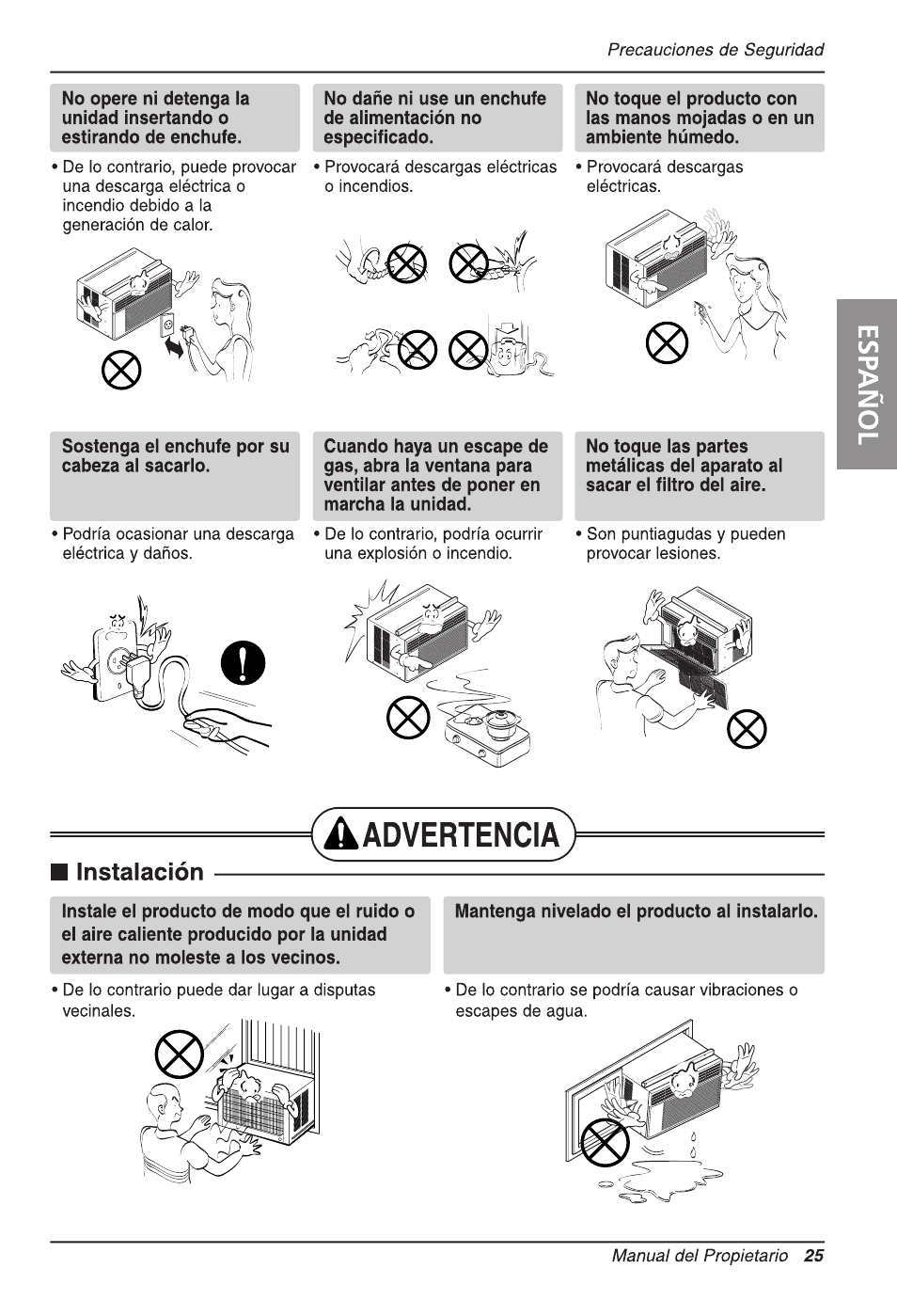 LG LW2410HR User Manual | Page 25 / 44