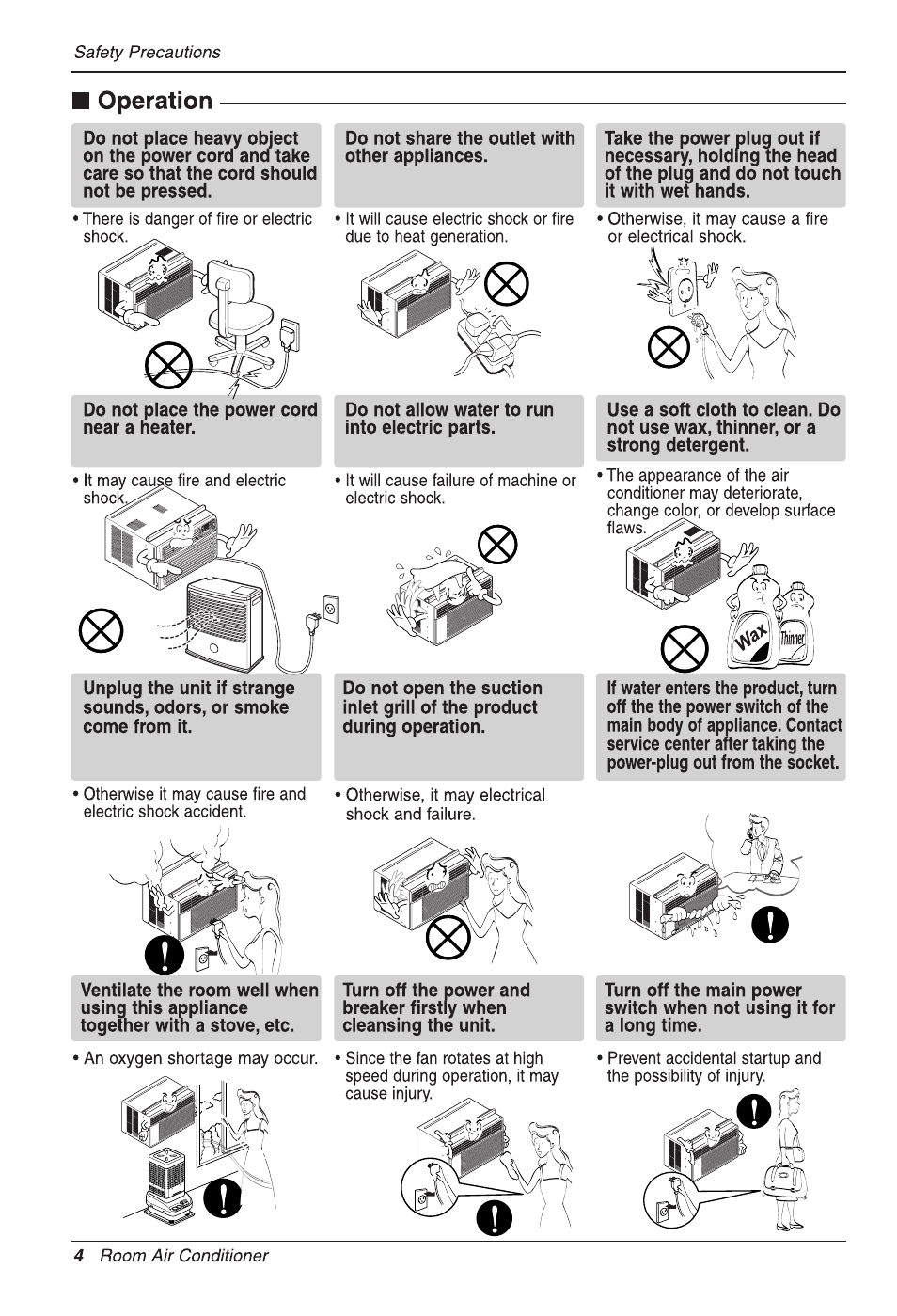 LG LW2410HR User Manual | Page 4 / 44