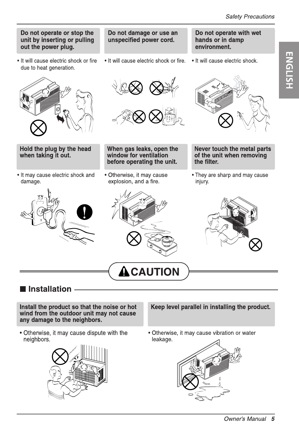 LG LW2410HR User Manual | Page 5 / 44