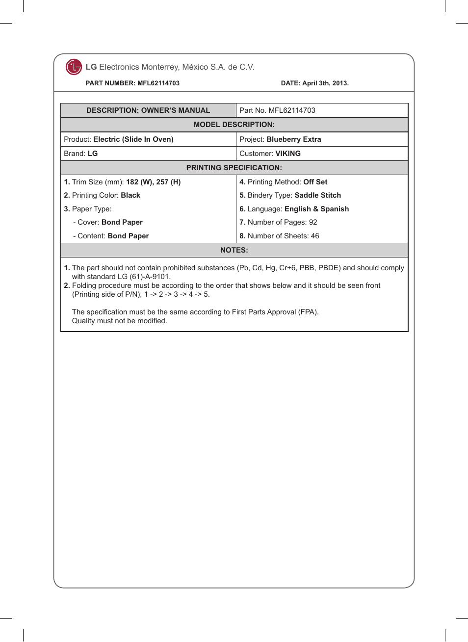 LG LSES302ST User Manual | 93 pages