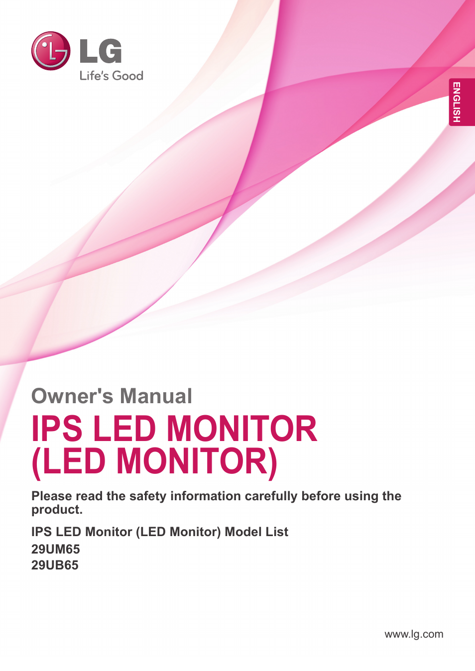 LG 29UM65-P User Manual | 37 pages