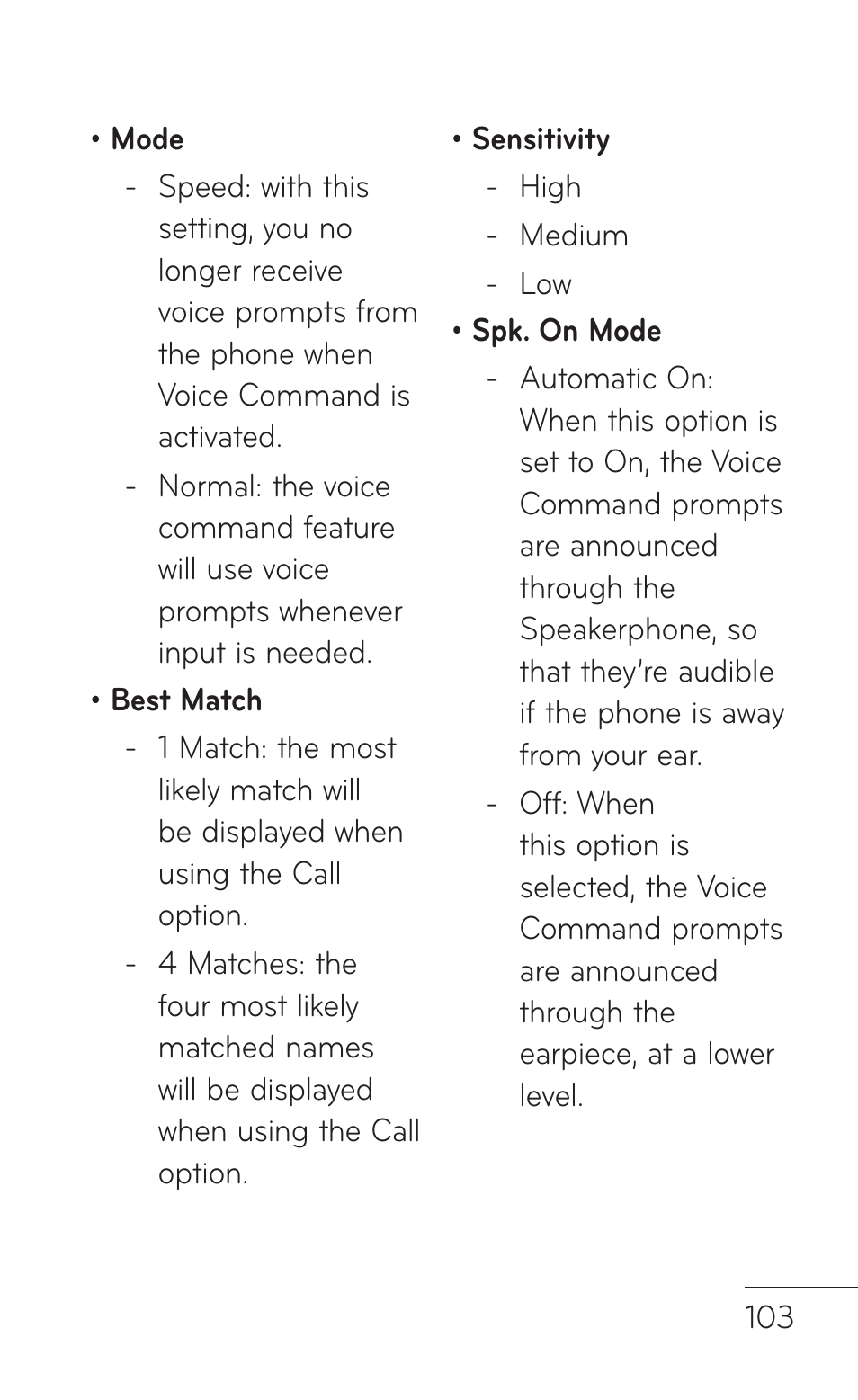 LG GS505NV User Manual | Page 105 / 253