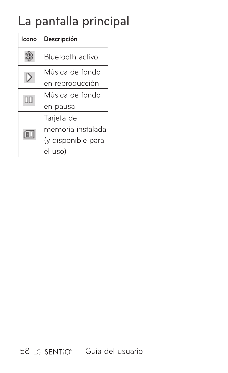 La pantalla principal | LG GS505NV User Manual | Page 179 / 253