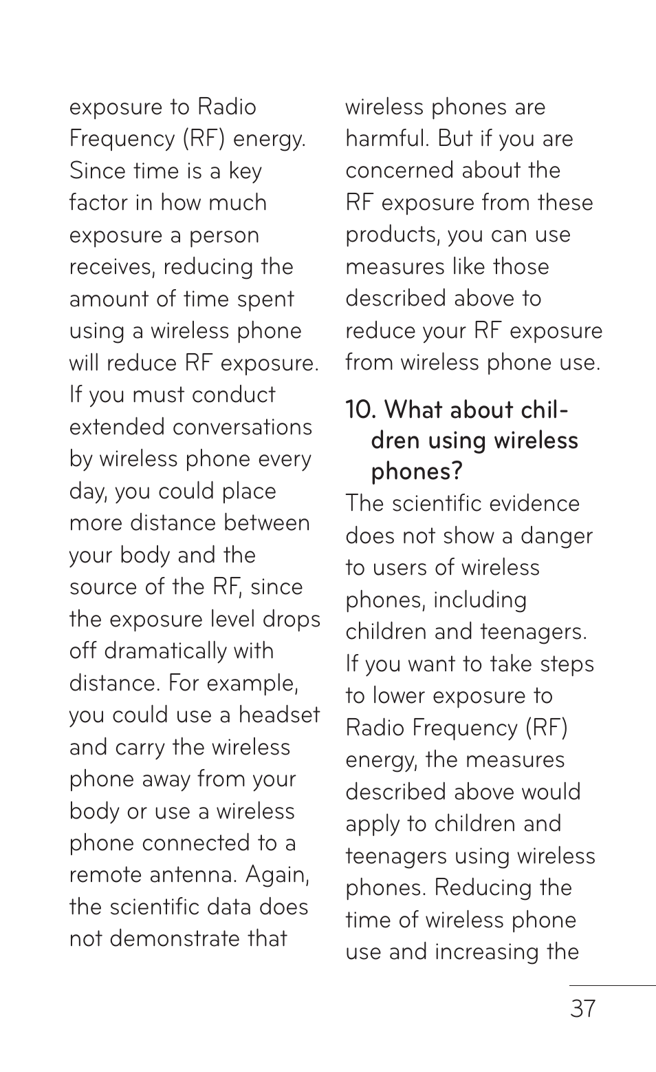 LG GS505NV User Manual | Page 39 / 253