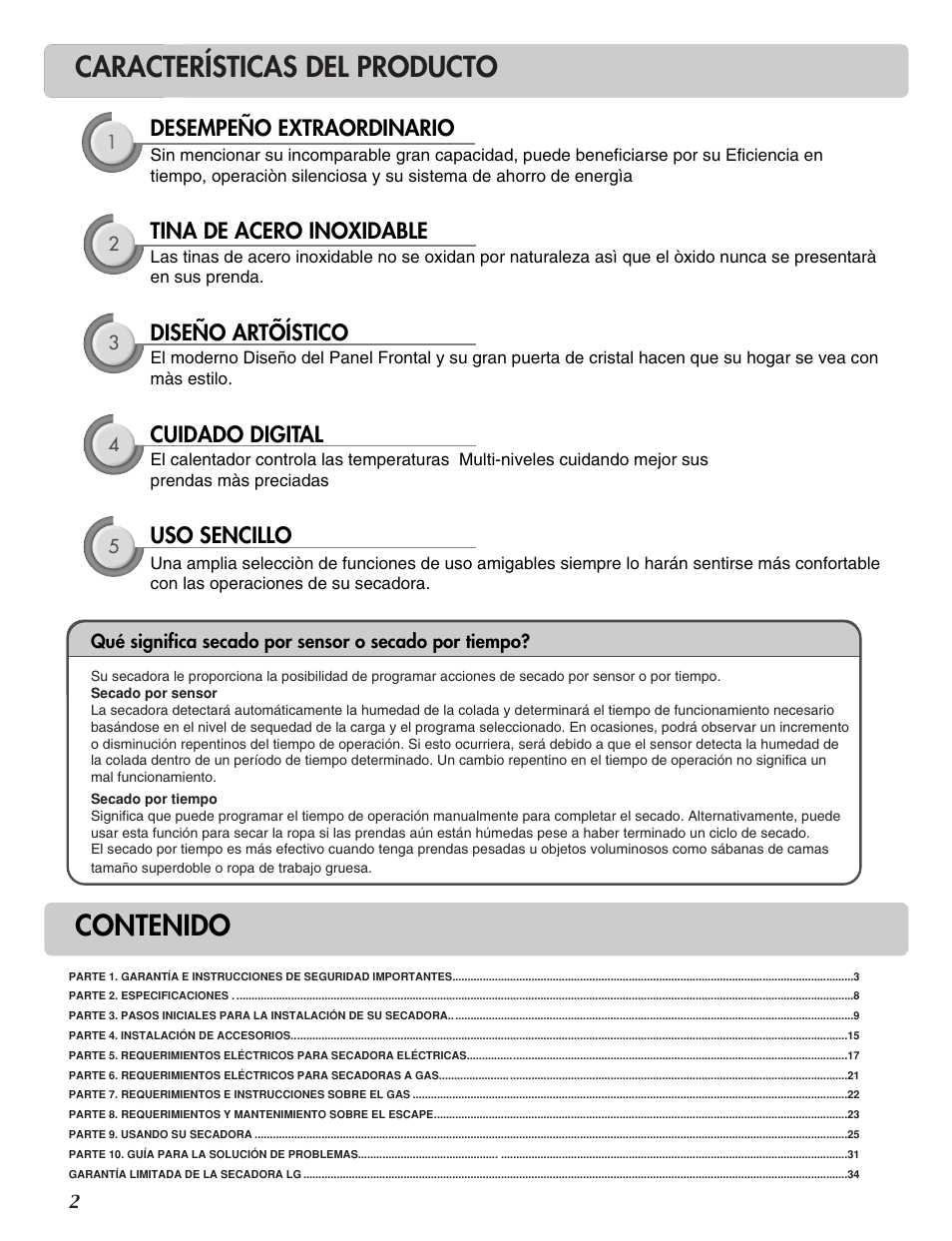 LG DLG3744S User Manual | Page 36 / 68
