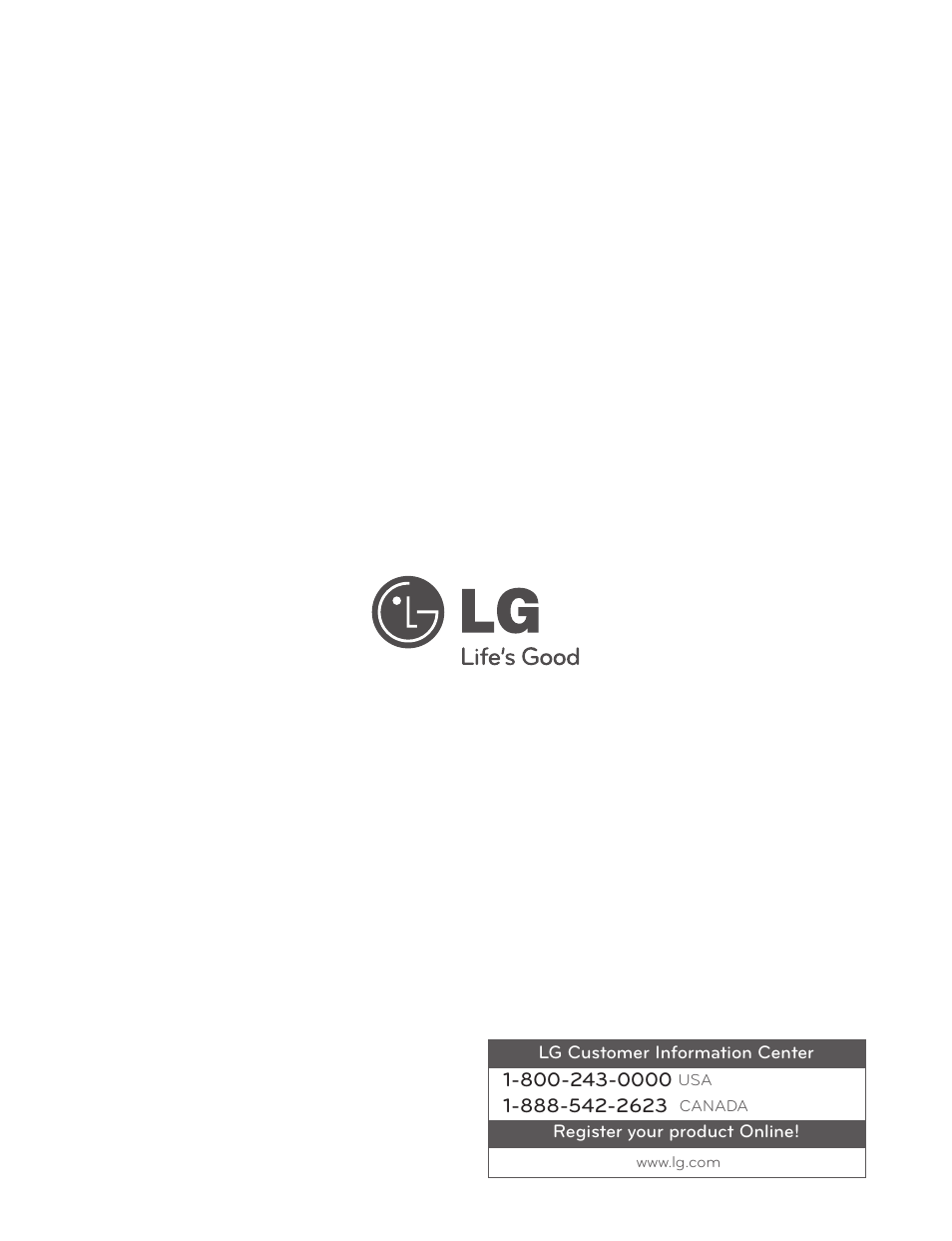 LG DLG4902W User Manual | Page 80 / 80