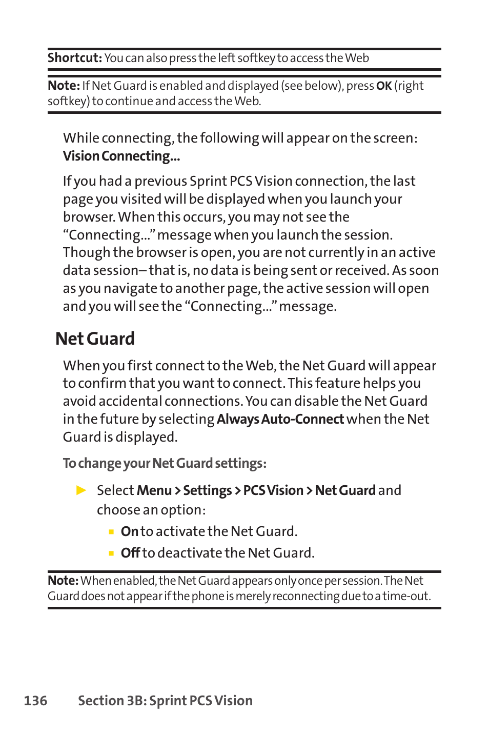 Net guard | LG LX150 User Manual | Page 149 / 189