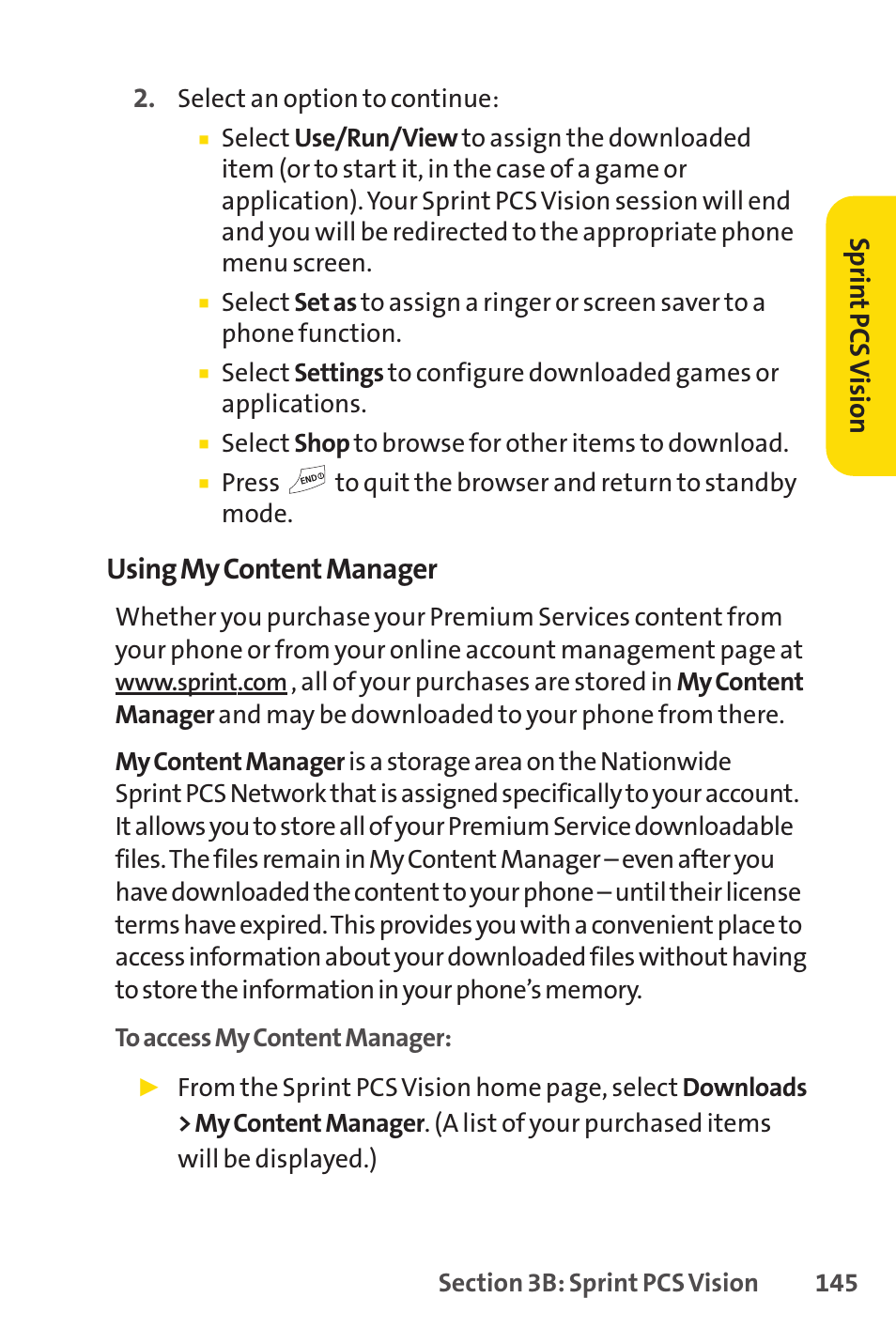 Using my content manager | LG LX150 User Manual | Page 158 / 189