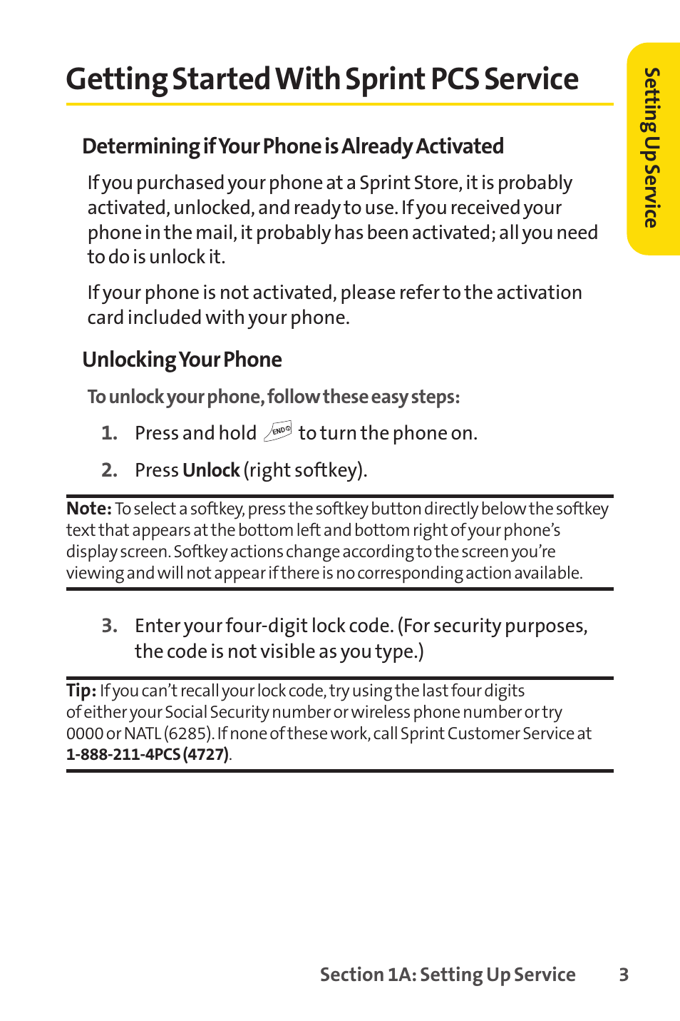 Getting started with sprint pcs service | LG LX150 User Manual | Page 16 / 189