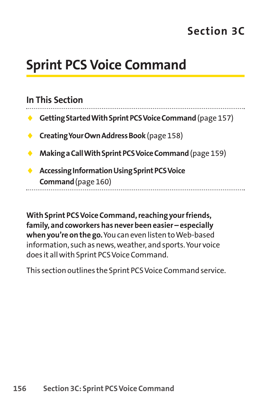Sprint pcs voice command | LG LX150 User Manual | Page 169 / 189