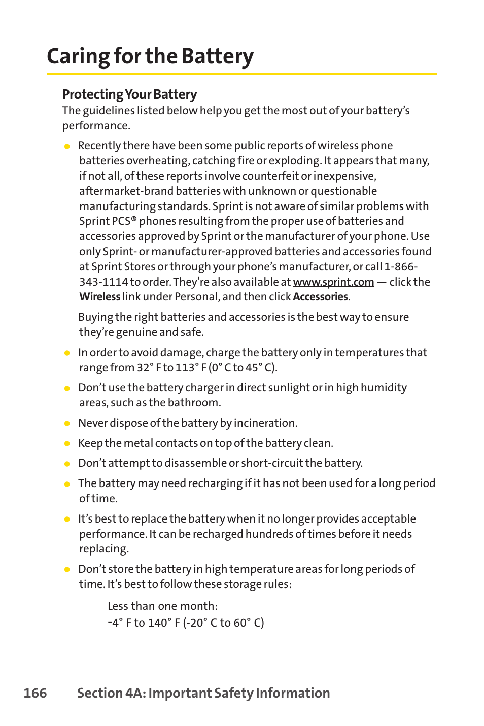 Caring for the battery, Protecting your battery | LG LX150 User Manual | Page 179 / 189