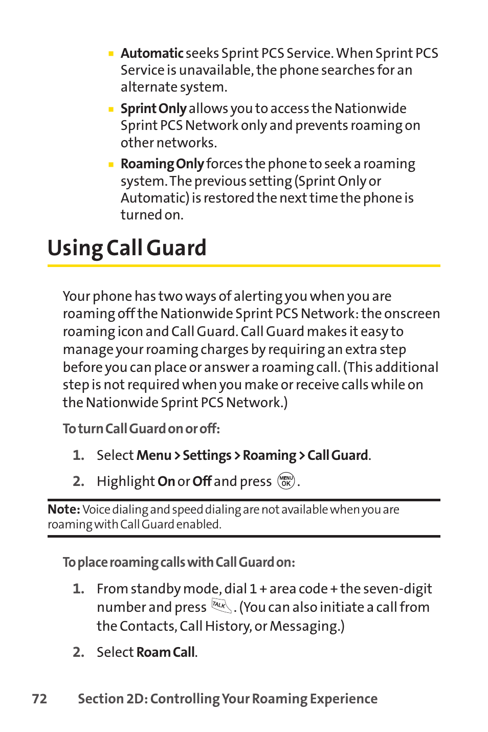 Using call guard | LG LX150 User Manual | Page 85 / 189