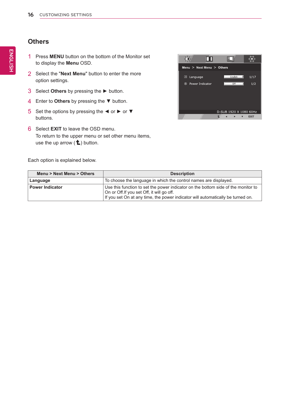 Others | LG 20M35D-B User Manual | Page 16 / 36