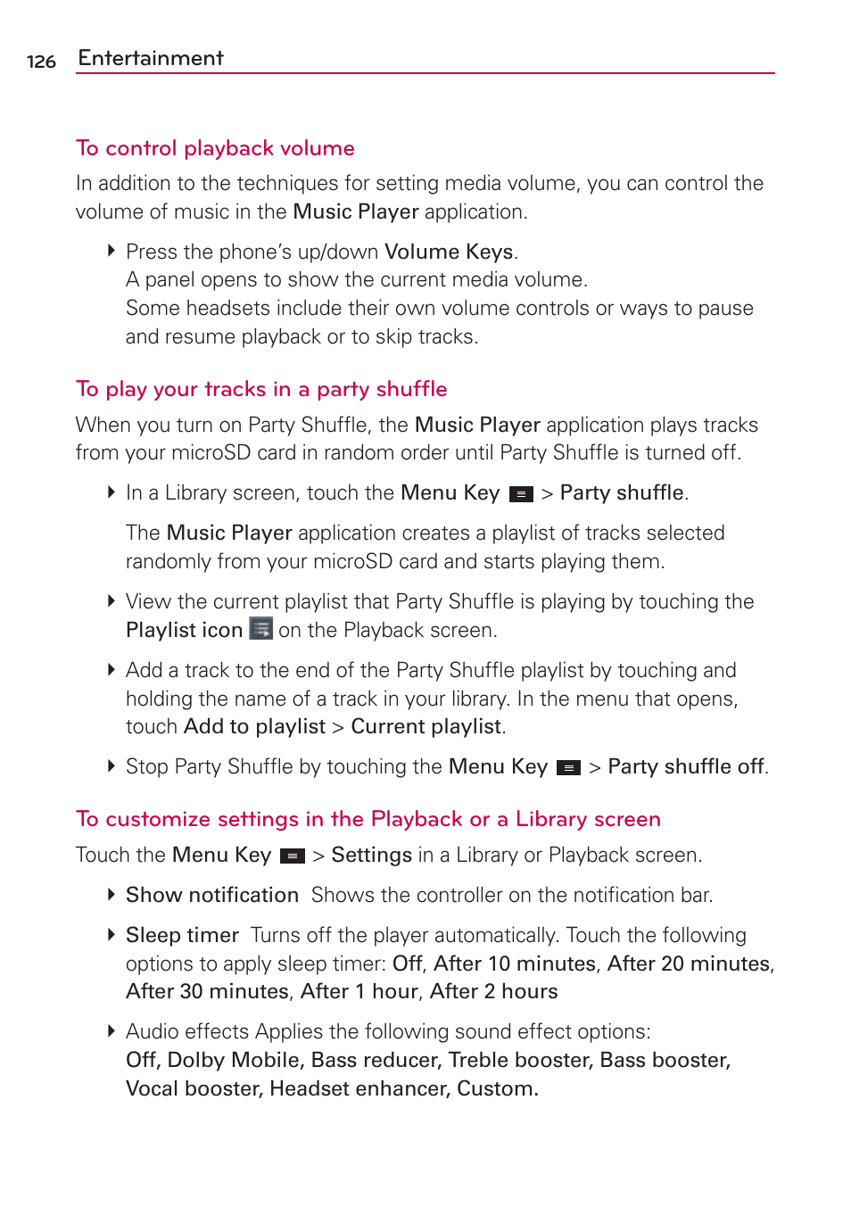 LG MS770 User Manual | Page 128 / 190