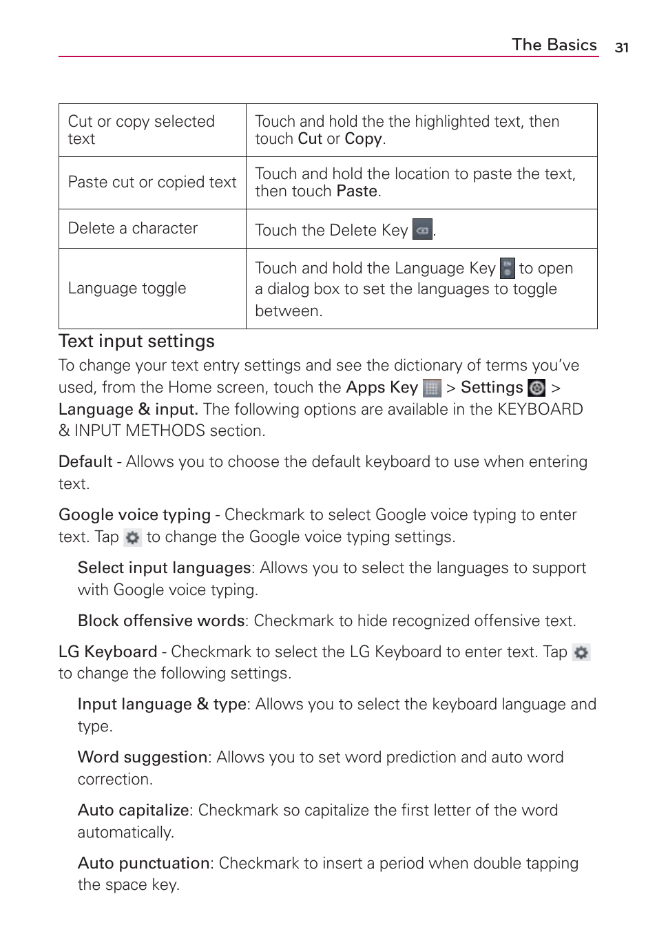 LG MS770 User Manual | Page 33 / 190