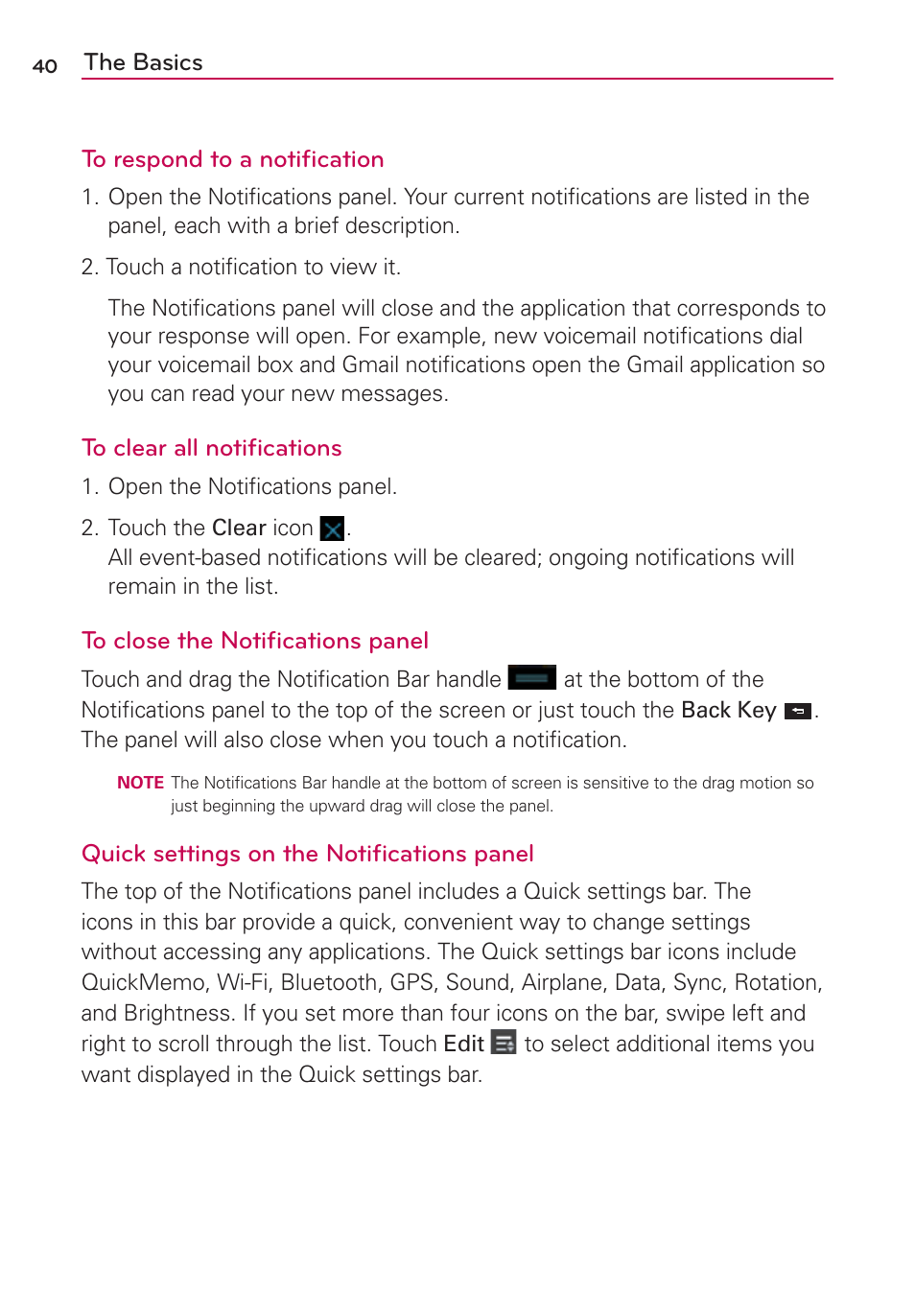 LG MS770 User Manual | Page 42 / 190