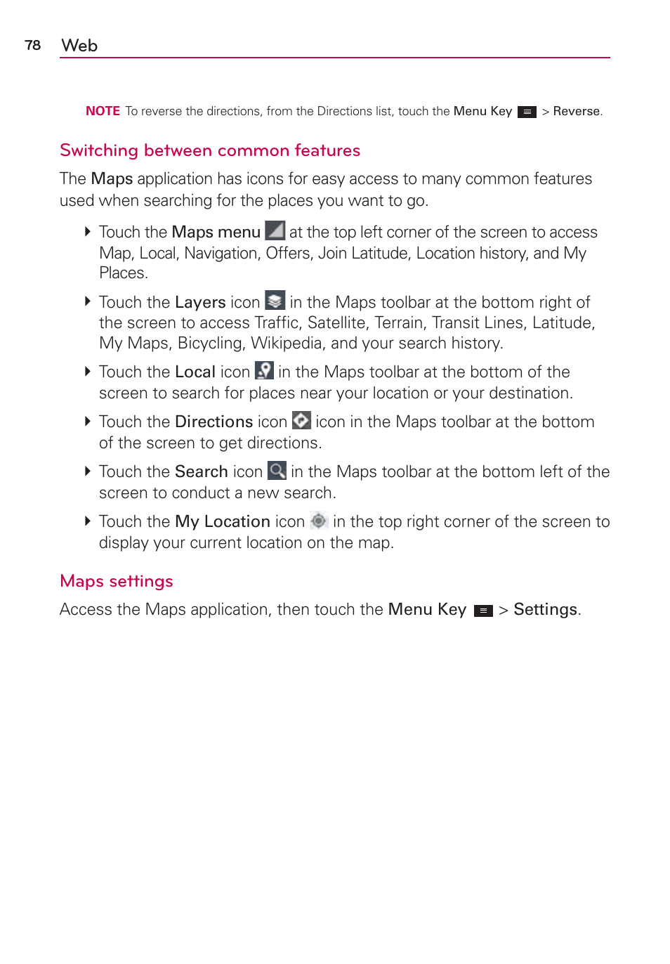 LG MS770 User Manual | Page 80 / 190