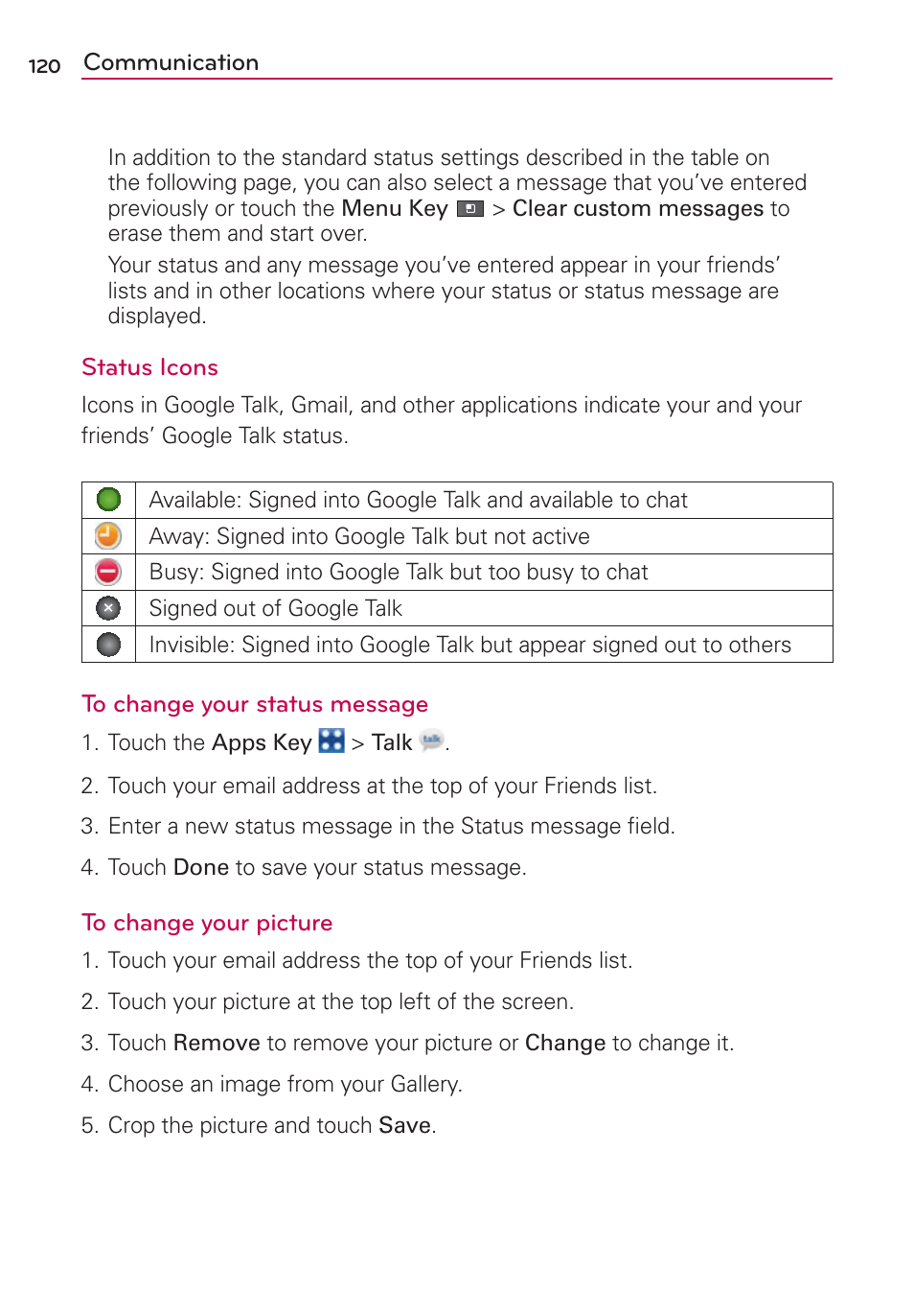 LG VS910 User Manual | Page 122 / 239