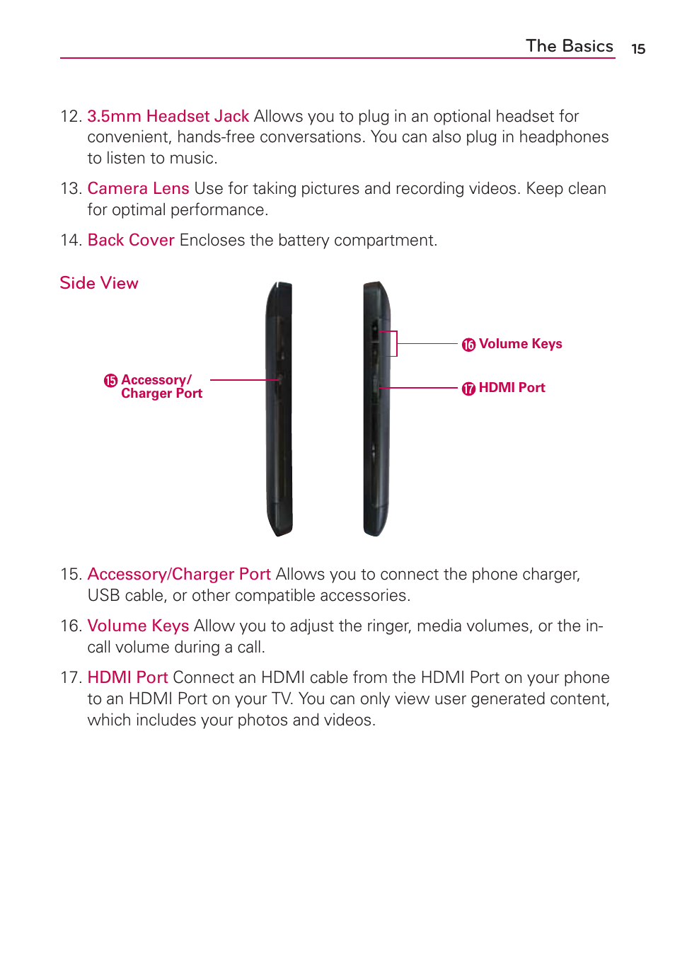 LG VS910 User Manual | Page 17 / 239