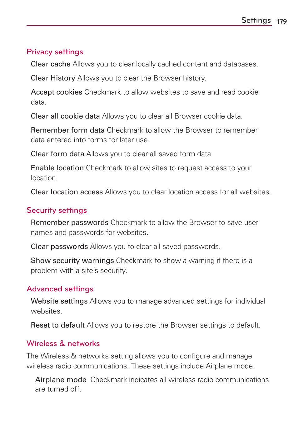 LG VS910 User Manual | Page 181 / 239