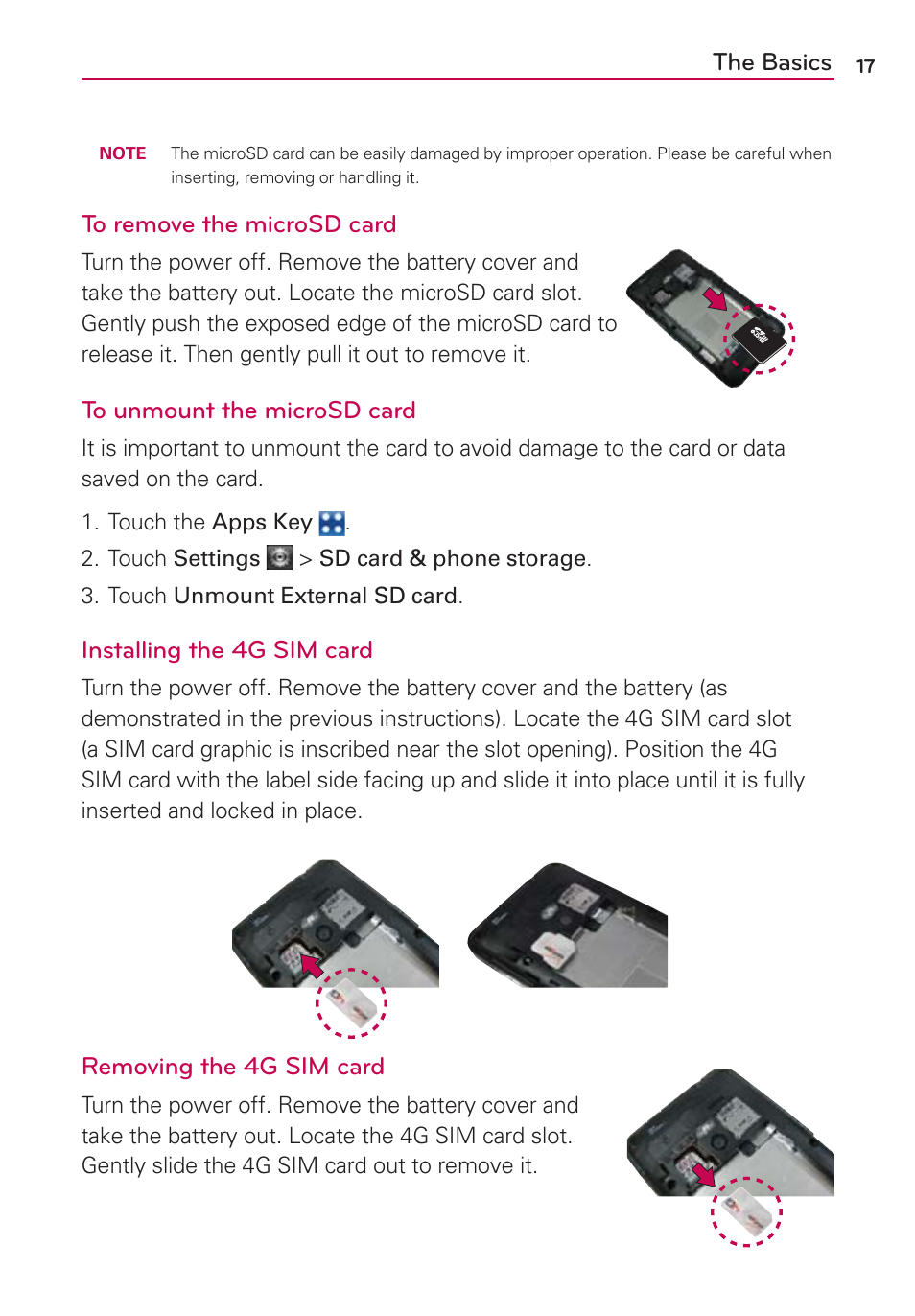 LG VS910 User Manual | Page 19 / 239