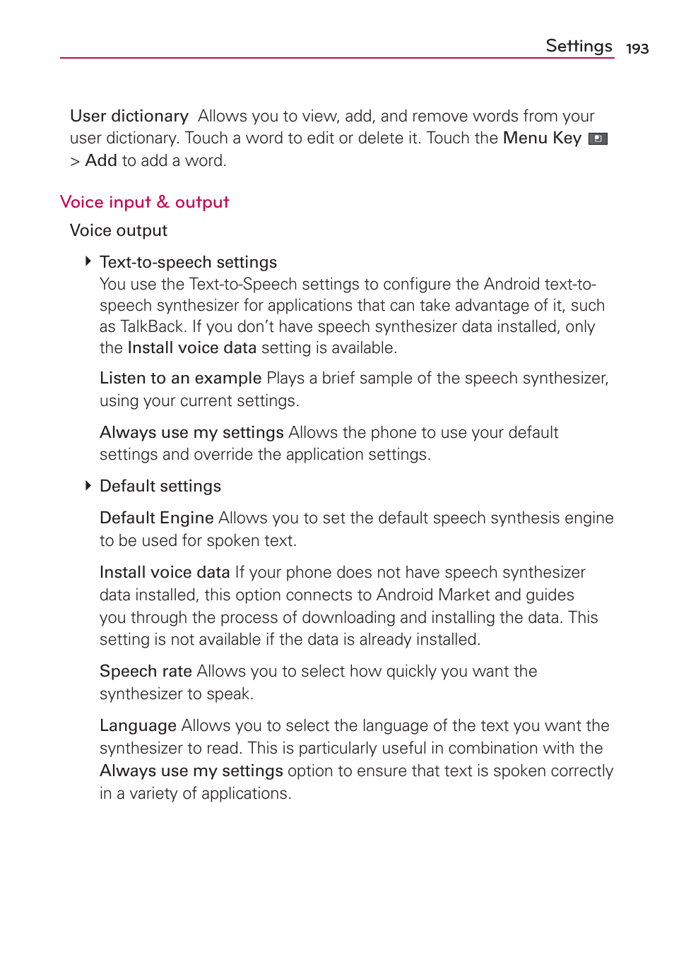 LG VS910 User Manual | Page 195 / 239